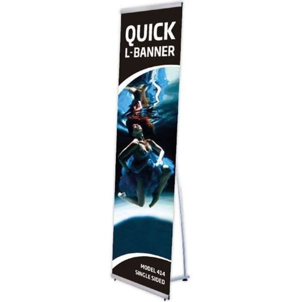 Quick -banner Enkeltsidet Uden Banne Rog Print 50x200cm