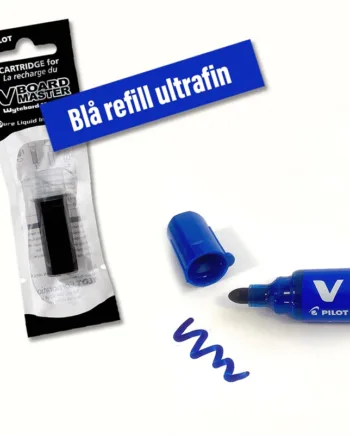 Refill Til Ultrafin Whiteboardmarker Fra Pilot  Blå