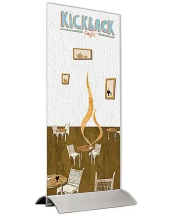 Swing Wing Menukortholder Vertikal M65 Flyer   9x21 Cm