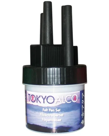 Tokyo Alco  Sæt Med   Filtpenne  Sort