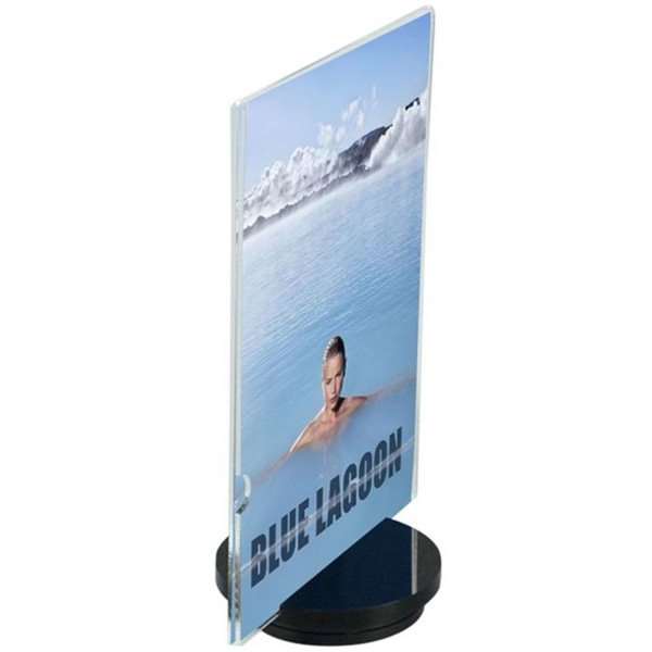 Turn Menukortholder Vertikal M65 Flyer 9x21 Cm Sort