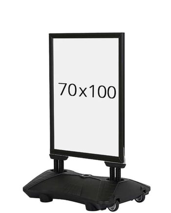 Wind-pro Waterbase Gadeskilt  Sort  70   100 Cm