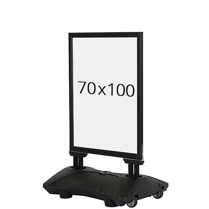 Wind-pro Waterbase Gadeskilt Sort 70 100 Cm