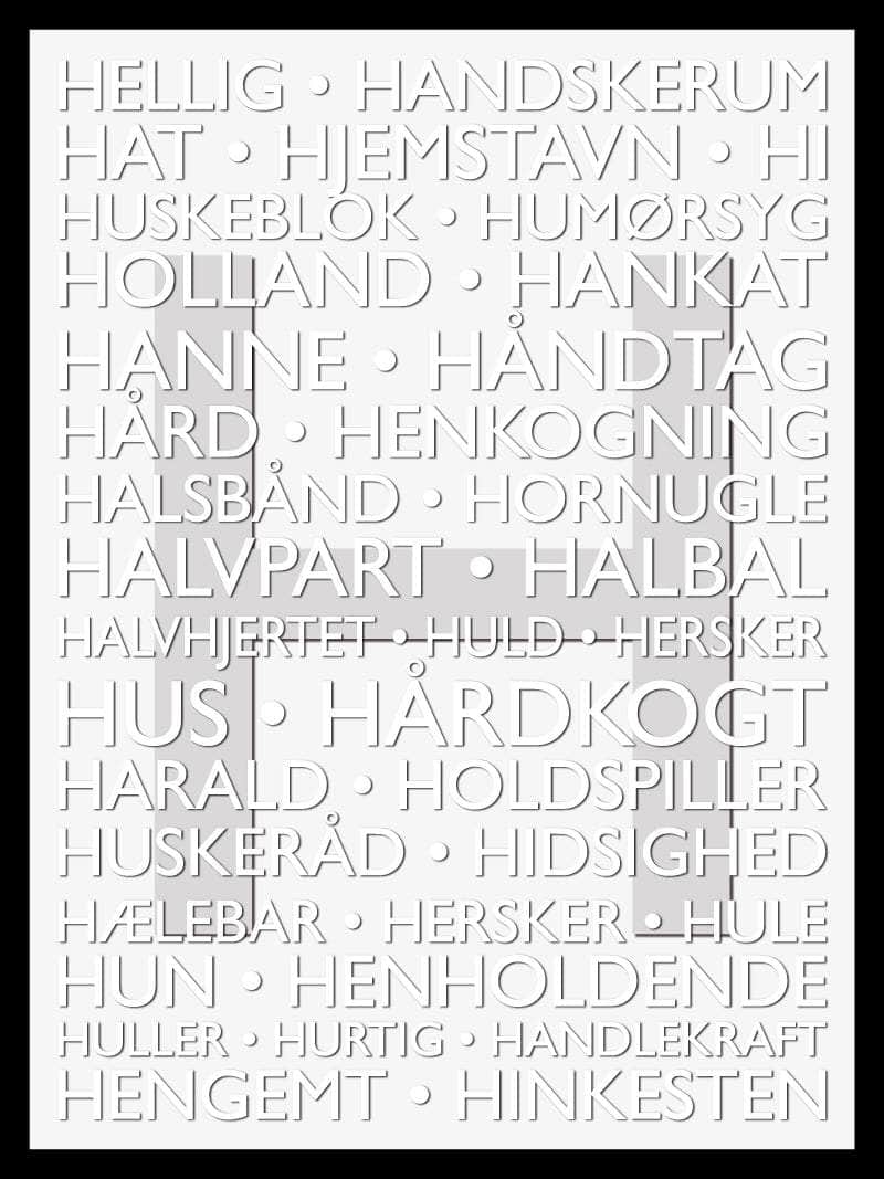 Alfabet Plakat