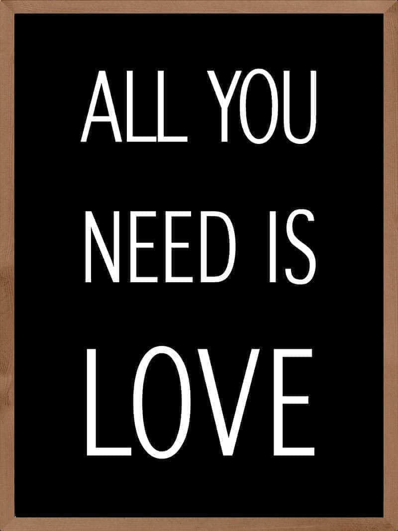 All You Need Is Love Plakat
