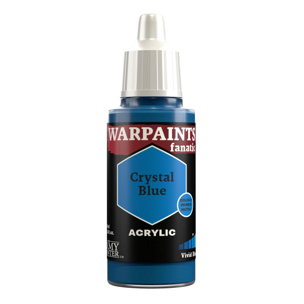 Army Painter Warpaints Fanatic: Acrylics Crystal Blue Wp3028
