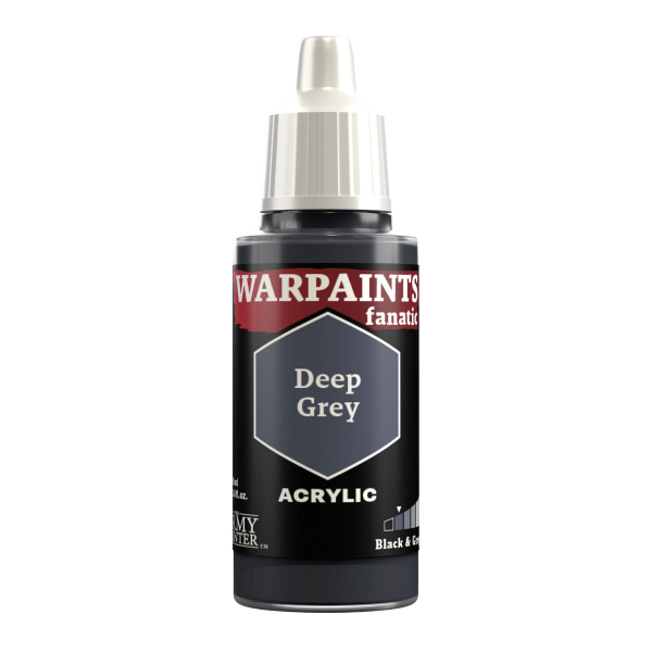 Army Painter Warpaints Fanatic: Acrylics Deep Grey Wp3002