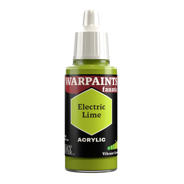 Army Painter Warpaints Fanatic: Acrylics Electric Lime Wp3058