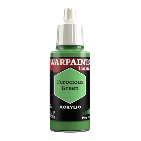 Army Painter Warpaints Fanatic: Acrylics Ferocious Green Wp3054