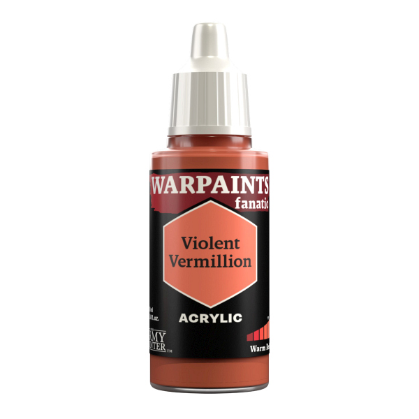 Army Painter Warpaints Fanatic: Acrylics Violent Vermilion Wp3107