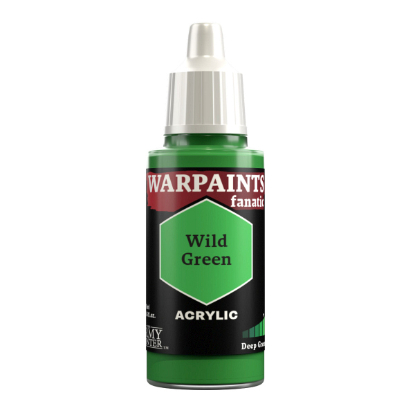 Army Painter Warpaints Fanatic: Acrylics Wild Green Wp3053