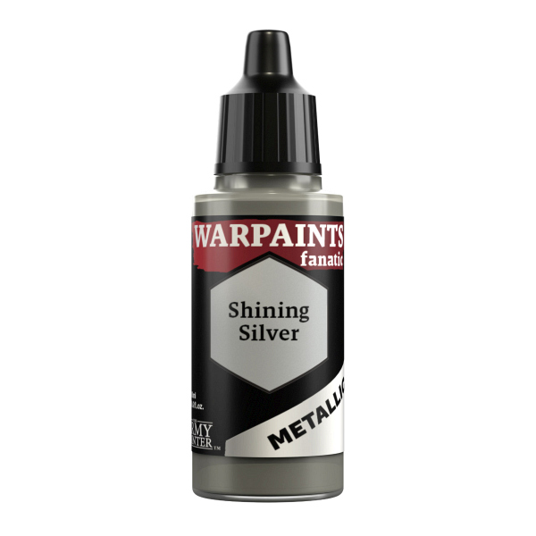 Army Painter Warpaints Fanatic: Metallics  Shining Silver Wp3191