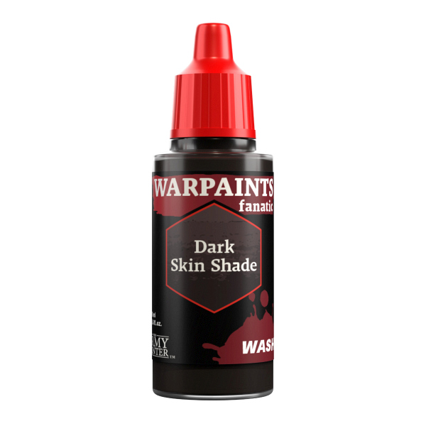 Army Painter Warpaints Fanatic: Washes Dark Skin Shade Wp3215
