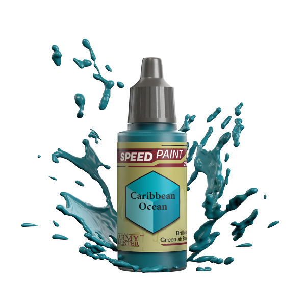 Army Painter Warpaints: Speedpaints     Caribbean Ocean Wp2046