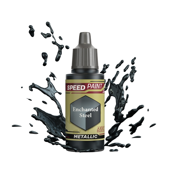 Army Painter Warpaints: Speedpaints     Enchanted Steel Wp2072