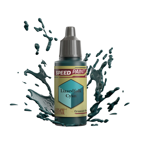 Army Painter Warpaints: Speedpaints     Lizardfolk Cyan Wp2082