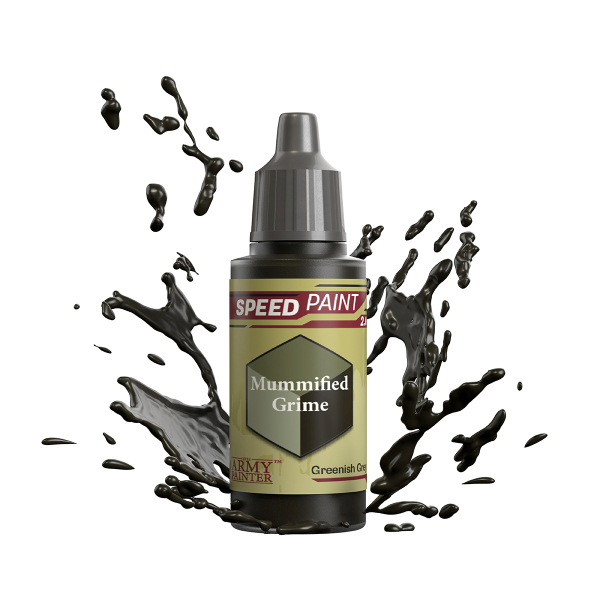 Army Painter Warpaints: Speedpaints     Mummified Grime Wp2078