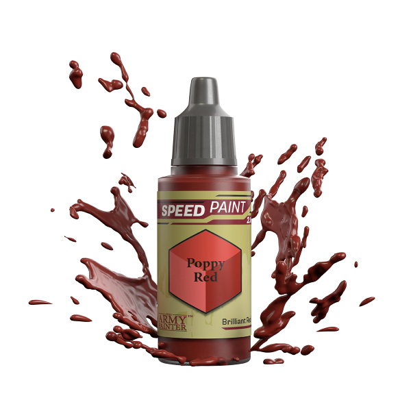 Army Painter Warpaints: Speedpaints     Poppy Red Wp2056