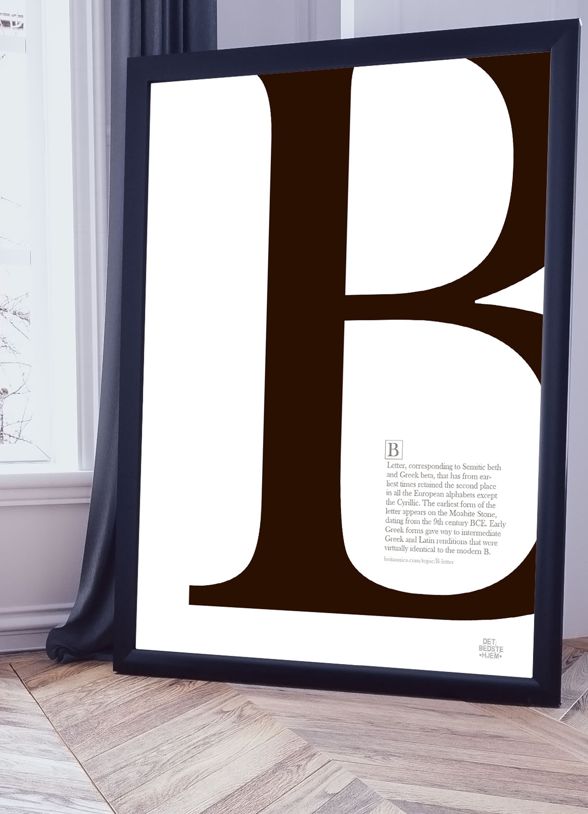Bogstav  -plakat 21   29    A4  Kr  199 -