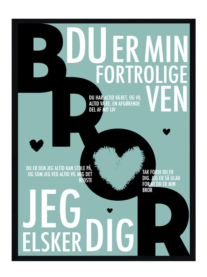 Bror Plakat Personlig Plakat