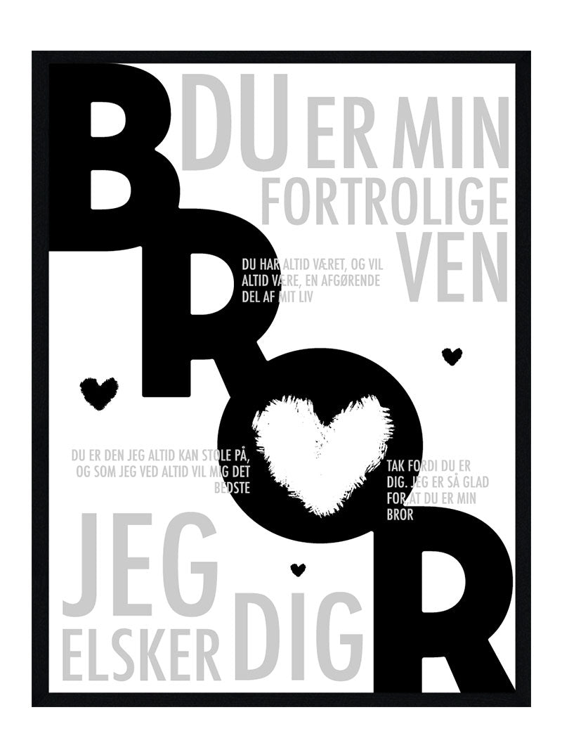 Bror Plakat Personlig Plakat