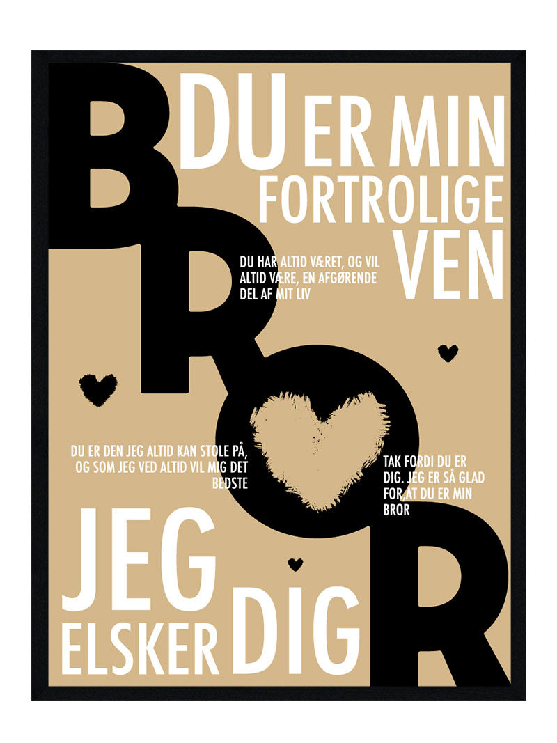 Bror Plakat Personlig Plakat