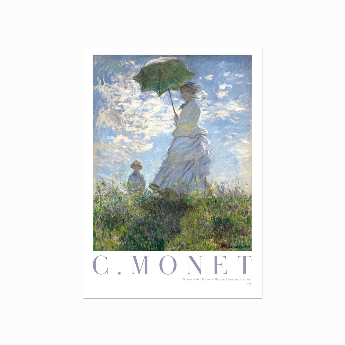 Claude Monet  Woman With   Parasol  Madame Monet And Her Son