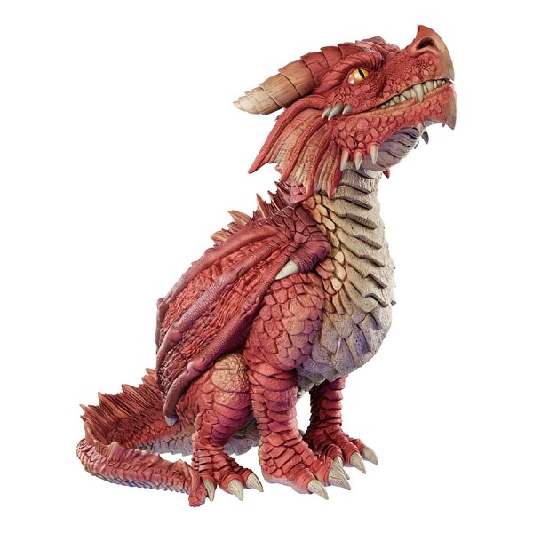 Dungeons   Dragons Replicas Of The Realms: Red Dragon Wyrmling 50th Anniversary Foam Figure 73cm