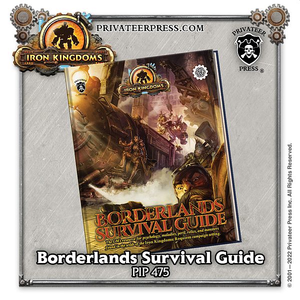 5e: 3rd Party Iron Kingdoms: Borderlands Survival Guide  Privateer Press  978-1943693771