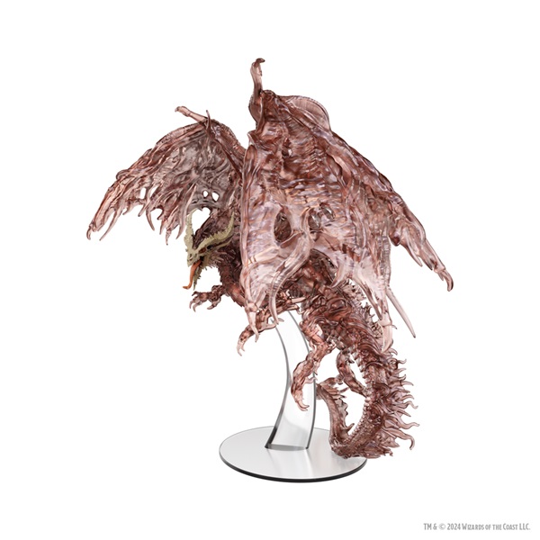 Fantasy Miniatures Icons Of The Realms: Red Ghost Dragon
