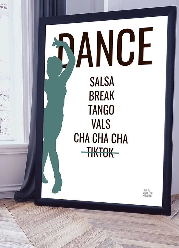 Dance-plakat 21   29    A4  Kr  199 -