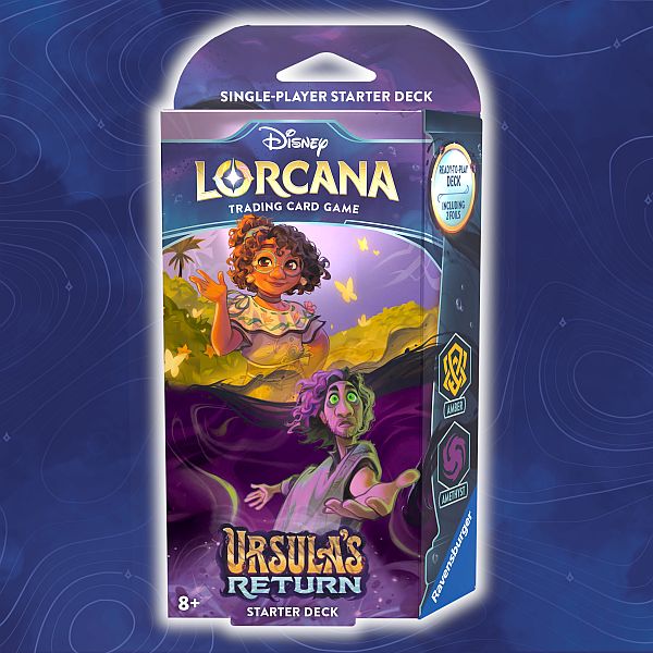Disney Lorcana Tcg: Set   Ursula   Return Starter Deck: Amber Amethyst  Mirabel   Bruno