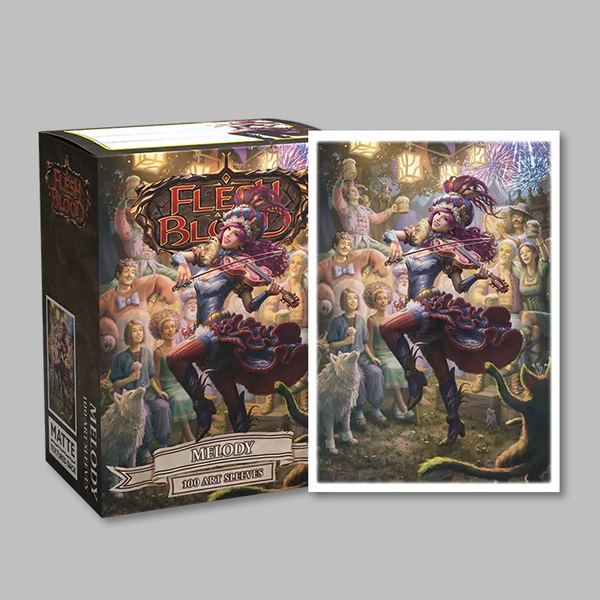 Dragon Shield Deck Protectors Matte Art Sleeves: Flesh And Blood: Melody 100 Lommer Dragonshield Sleeves  At-16089