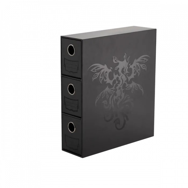 Dragon Shield Fortress Card Drawers: Black  Dragonshield  At-33700