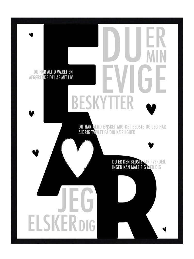 Far Plakat Personlig Plakat