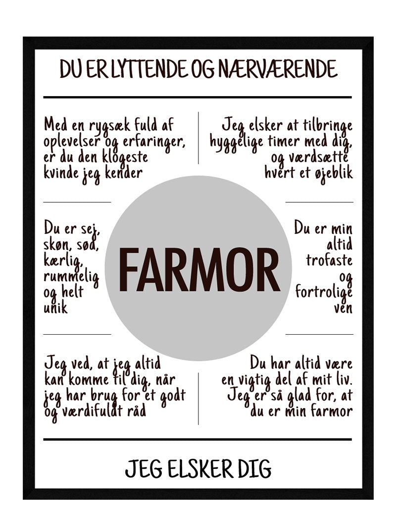Farmor Plakat
