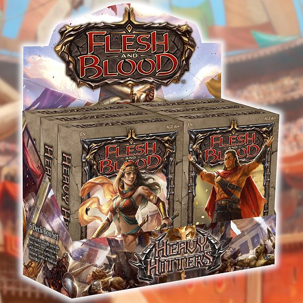 Flesh And Blood Tcg: Heavy Hitters Blitz Deck Display    Decks