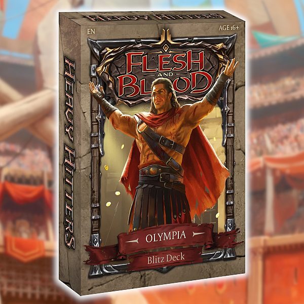 Flesh And Blood Tcg: Heavy Hitters Blitz Deck: Olympia  Warrior
