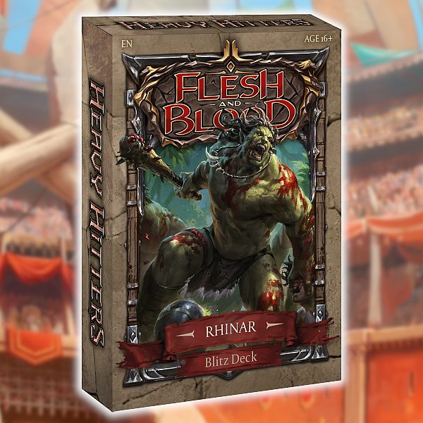 Flesh And Blood Tcg: Heavy Hitters Blitz Deck: Rhinar  Brute