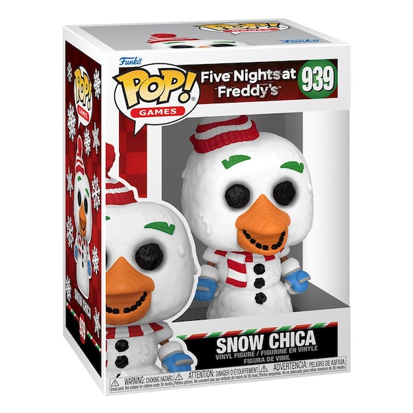 Funko Pop: Five Nights At Freddy   Holiday Snow Chica  939 Vinyl Figure 9cm