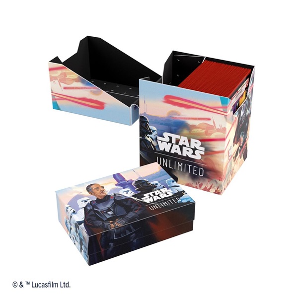 Gamegenic Deck Box: Star Wars: Shadows Of The Galaxy Unlimited Soft Crate Mandalorian Moff Gideon