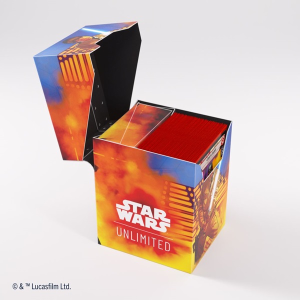 Gamegenic Deck Box: Star Wars: Unlimited Soft Crate Luke Vader