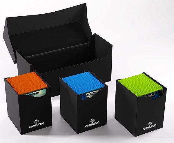 Gamegenic Deck Box: Triple Deck Holder 300    Black  Sort
