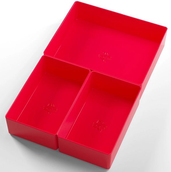 Gamegenic Token Silo Cards Add-on  Counter Token Storage   Dice Tray  Red    195 184