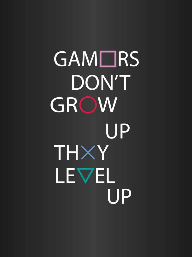 Gamers Level Up Gamer Plakat