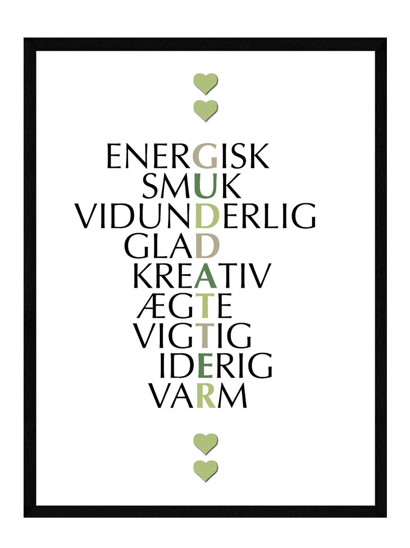 Guddatter Citat Plakat