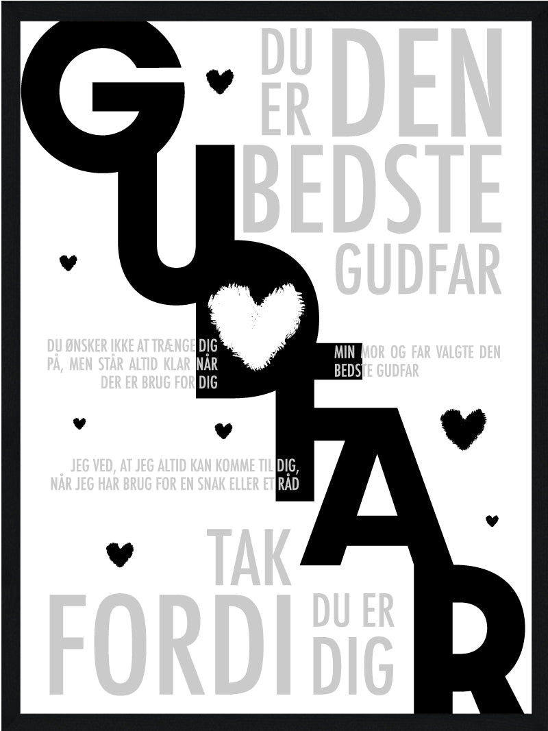 Gudfar Plakat Personlig Plakat
