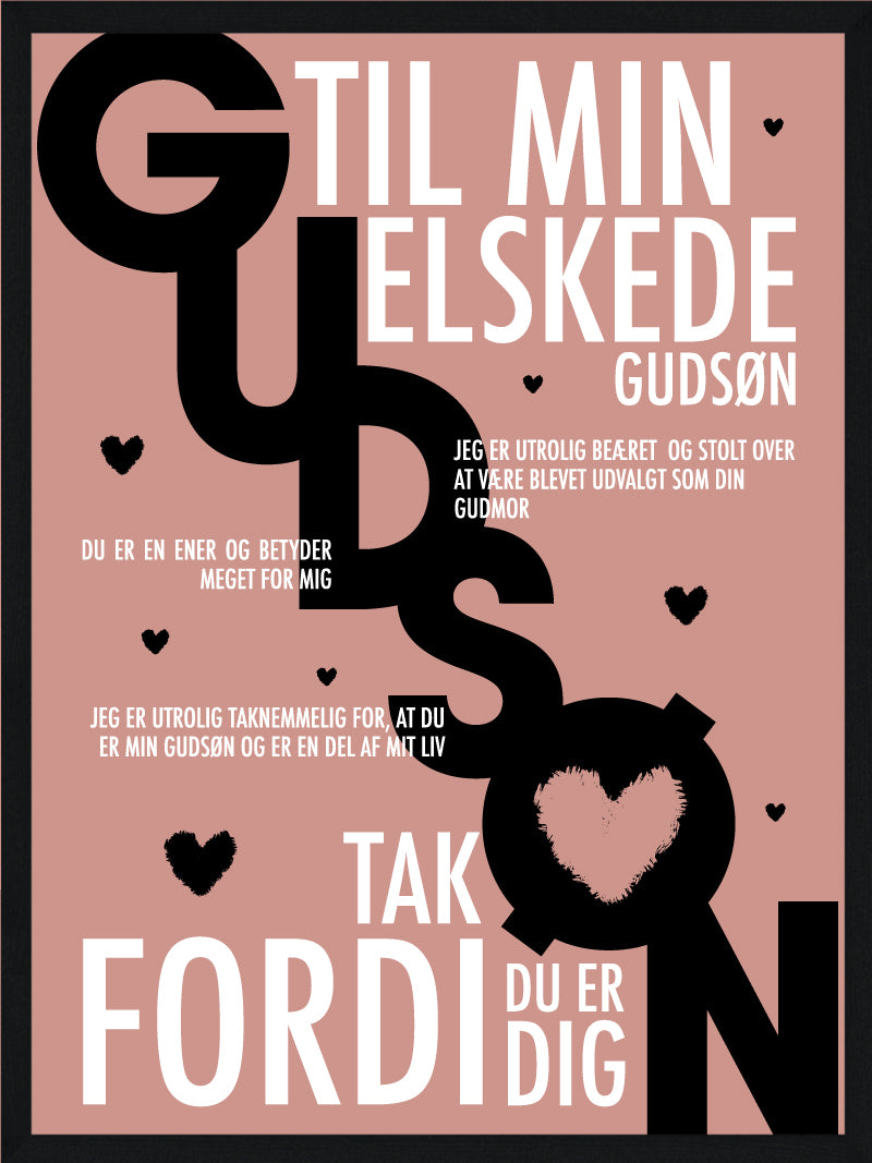 Gudsøn Plakat Personlig Plakat