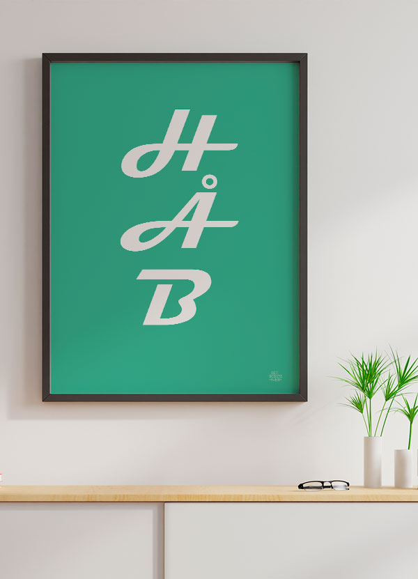 Håb-plakat Grøn 21   29    A4  Kr  199 -