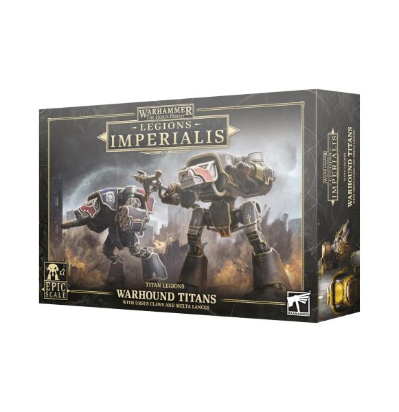 Legions Imperialis Titan Legions Warhound Titans With Ursus Claws And Melta Lances 99122608001